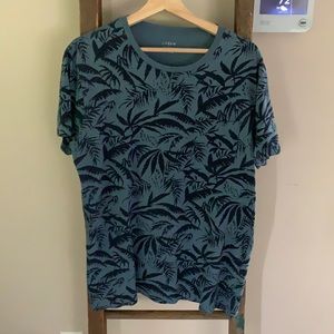 Men's JCrew Palm Print Tee